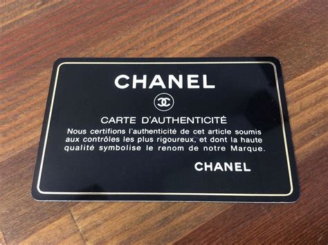 Chanel warranty